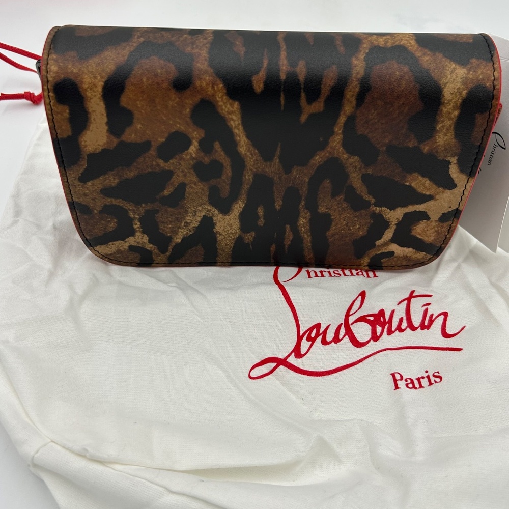 Women’s Christian Louboutin, Paloma Bengali, leather clutch/shoulder bag - Picture 5 of 14
